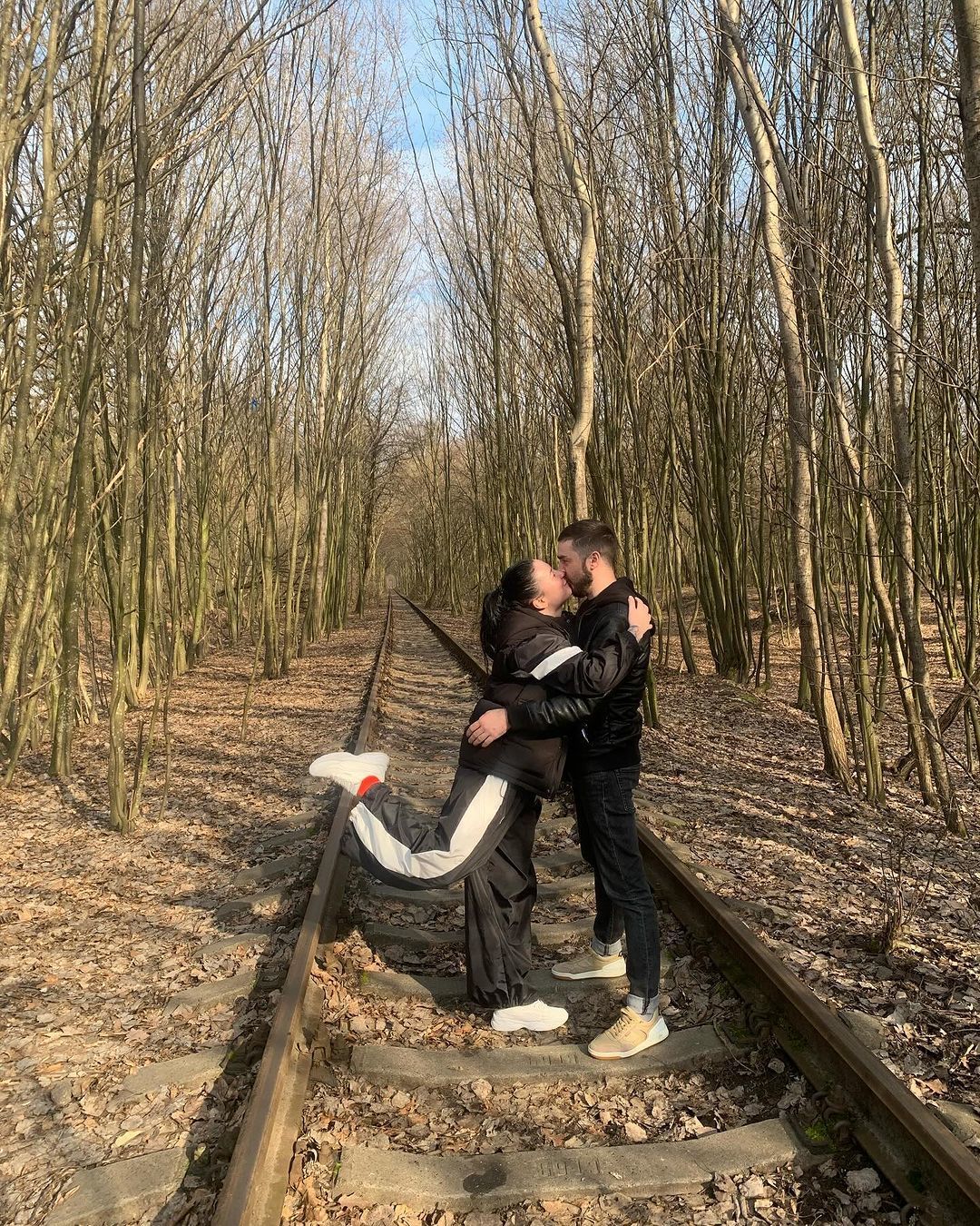 Анастасия Приходько с мужем / © instagram.com/prykhodko_official