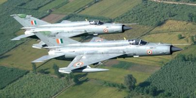 В Індії розбився винищувач МіГ-21