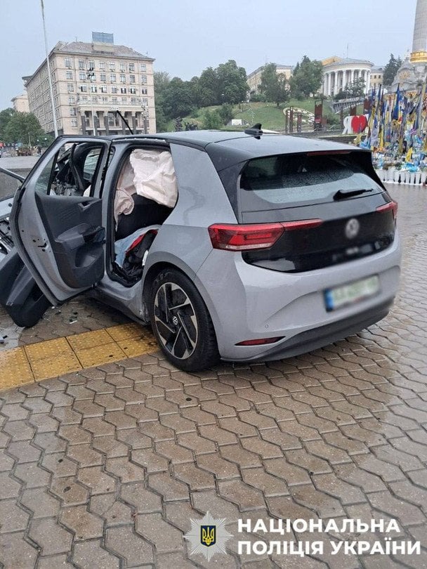 ДТП у центі Києва / © Поліція Києва