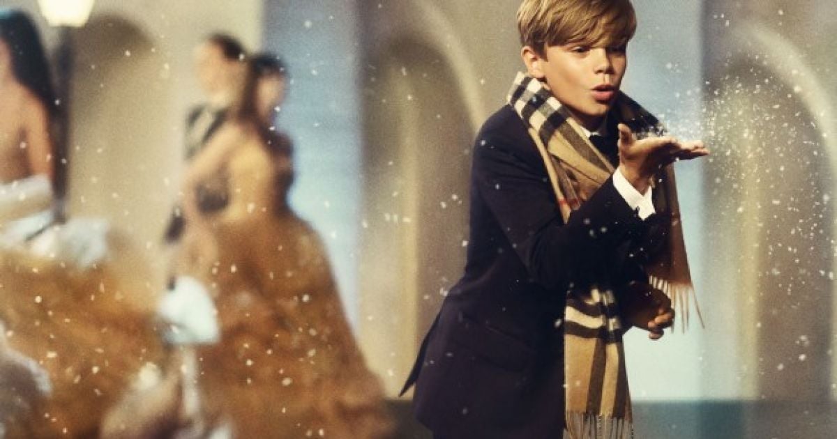 Ромео Бекхэм для Burberry