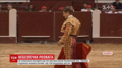 У Колумбії матадор постраждав від нападу бика