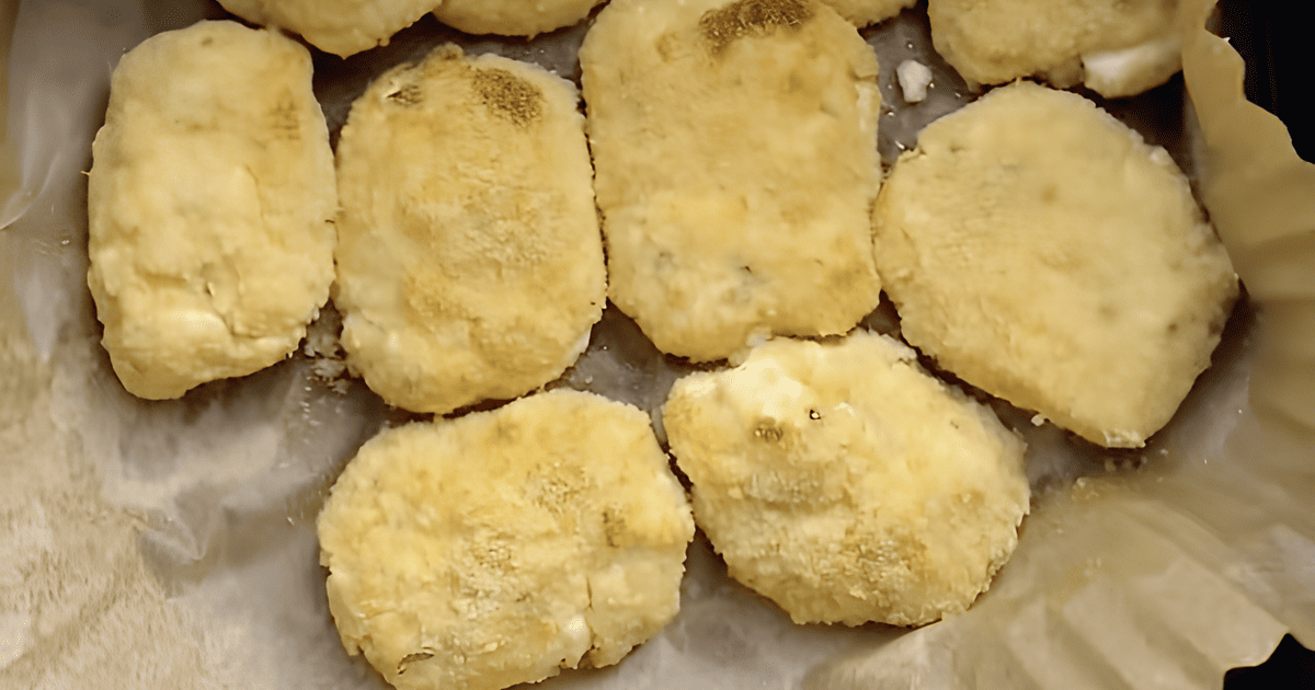 Солоні сирники з фети в аерогрилі tiktok.com_petros_maounatzis