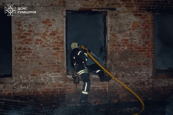 The aftermath of the enemy strike on Sumy