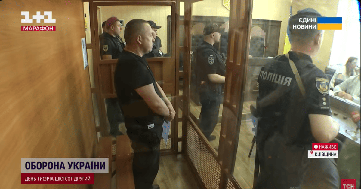 Станіслав Лучанов під час обрання йому запобіжного заходу