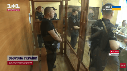 Станислав Лучанов во время выбора меры пресечения в его отношении
