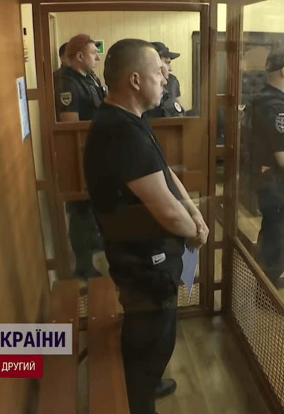 Станіслав Лучанов під час обрання йому запобіжного заходу