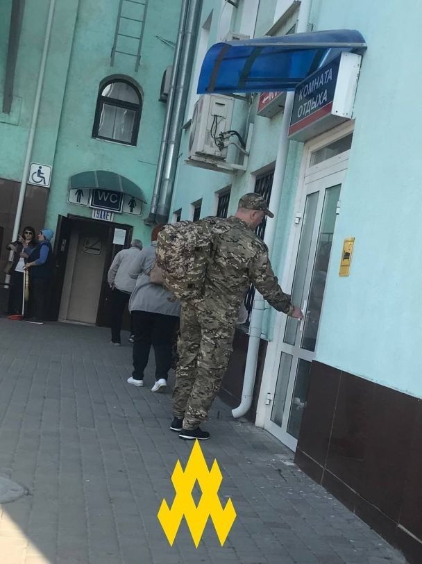 Джанкой: окупанти з Ленінградського військового округу РФ / © Telegram / Рух "АТЕШ"