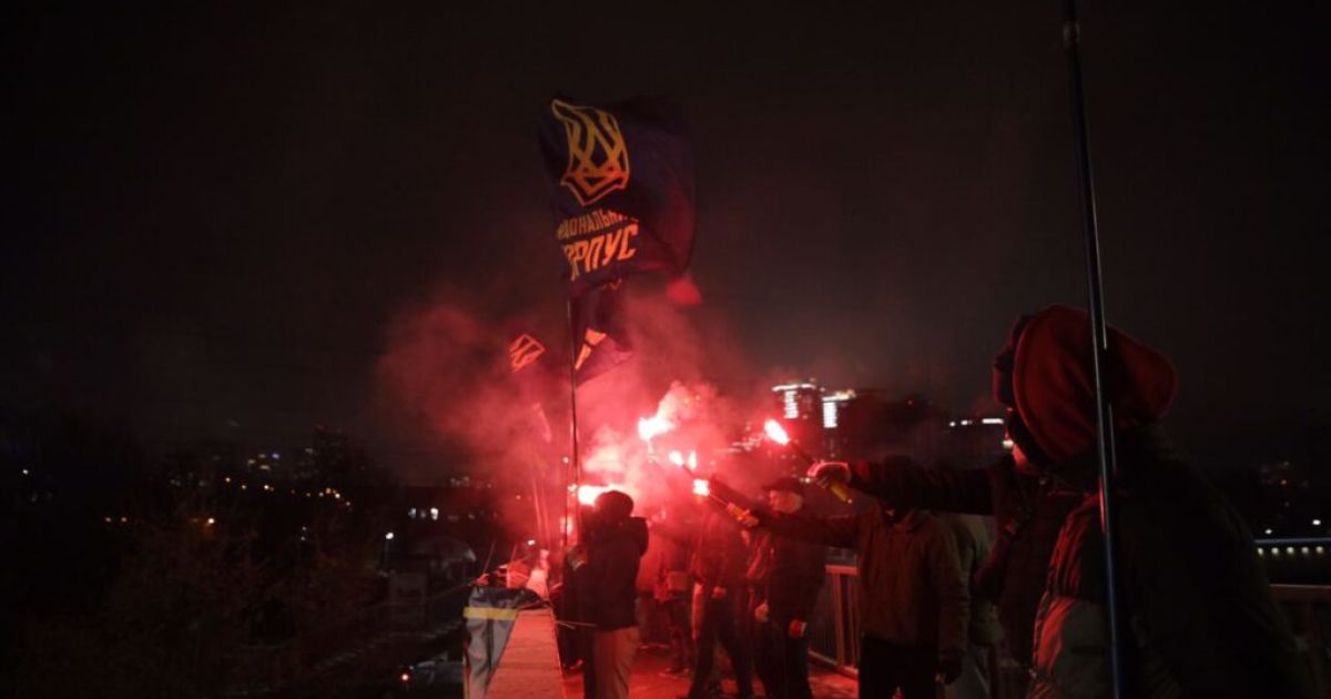 Нацкорпус, річниця Майдану_7 / © Национальный корпус