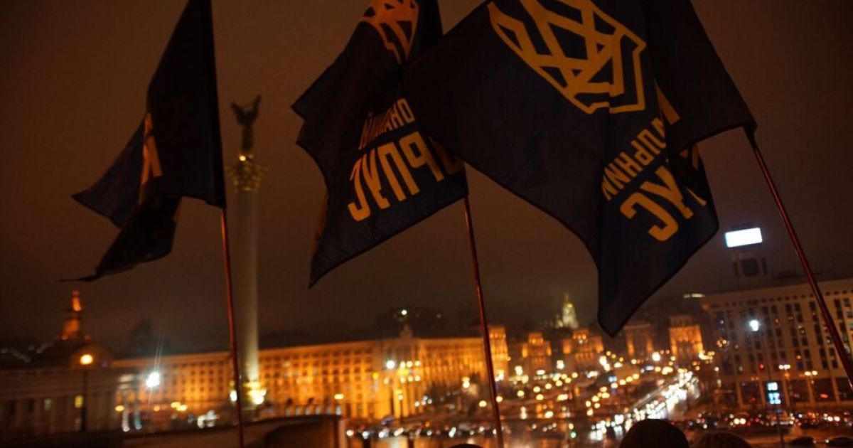 Нацкорпус, річниця Майдану_2 / © Национальный корпус