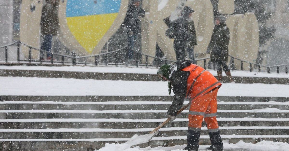 сніг у Києві, негода, зима, холод_2 / © УНИАН