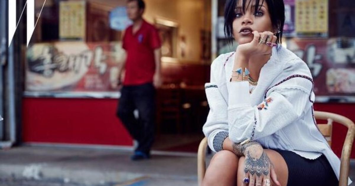 Рианна в фотосъемкедля корейского W Magazine