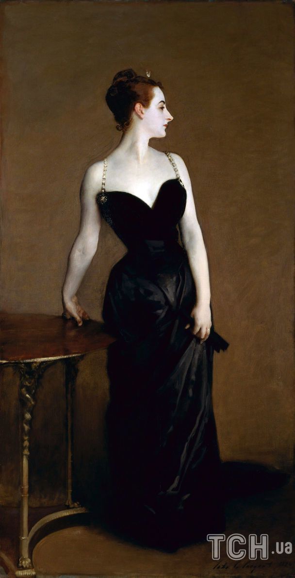 «Портрет мадам Ікс» — робота Джона Сінгера Сарджента, яка стала референсом для сукні Аніти Екберг / © Getty Images