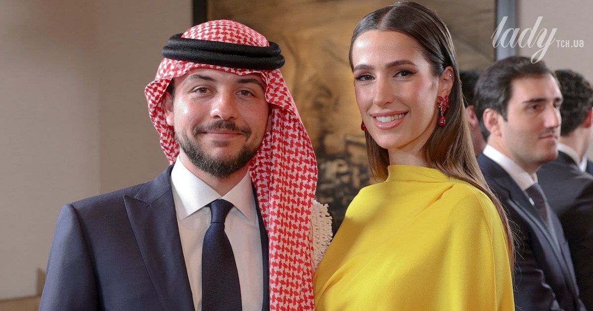 Кронпринц Хусейн и принцесса Раджва