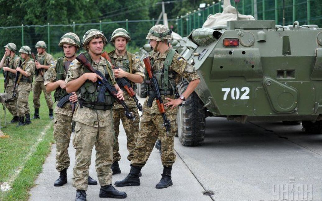 На Львовщину съехалось рекордное количество украинских и американских военных / © УНИАН