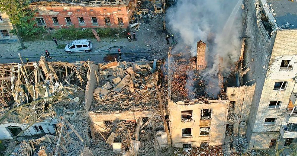 Ракетный удар по Львову