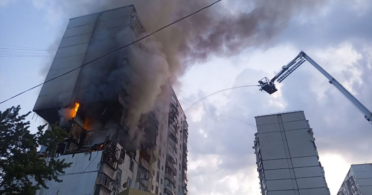 Взрыв в многоэтажке Киева 22 июня