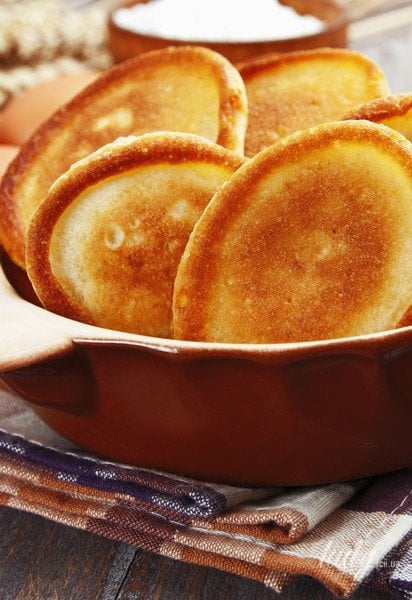Оладьи с яблоками