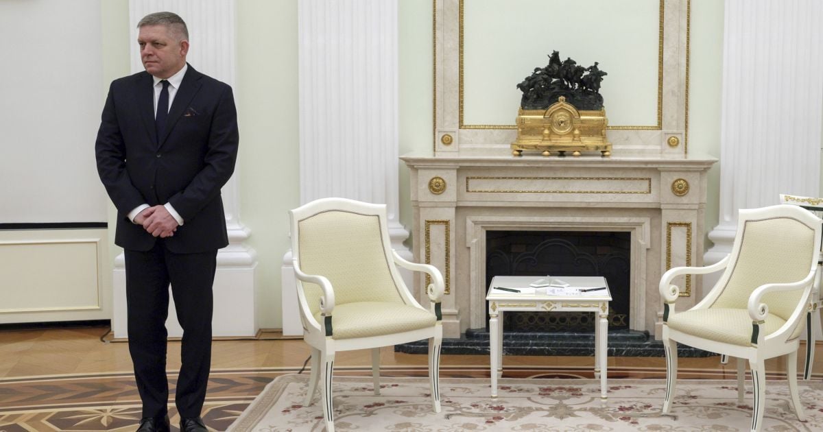 Словацкий премьер Роберт Фицо ждет Владимира Путина