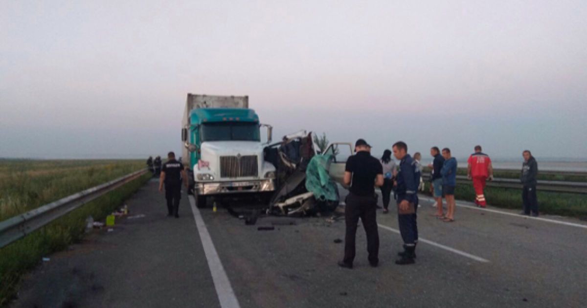 аварія мікроавтобуса на Миколаївщині_2 / © ГУ Нацполиции в Николаевской области