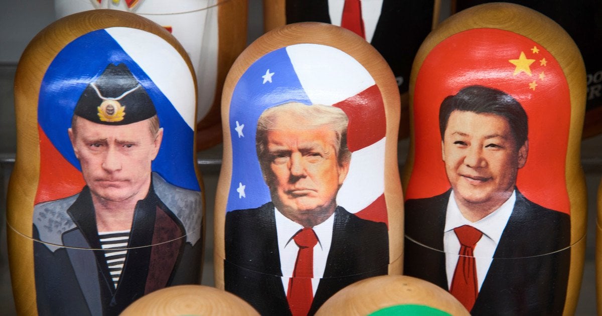 Володимир Путін, Дональд Трамп та Сі Цзіньпін