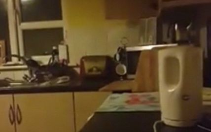 Жуткое видео с "полтергейстом" на кухне напугало миллионы юзеров