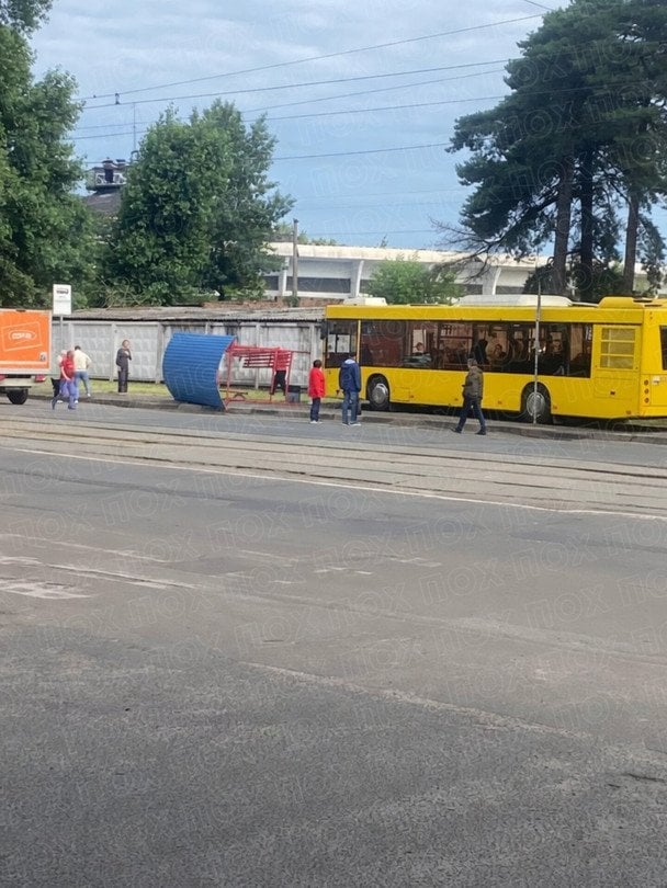 ДТП на Бориспільській, фото з соцмереж