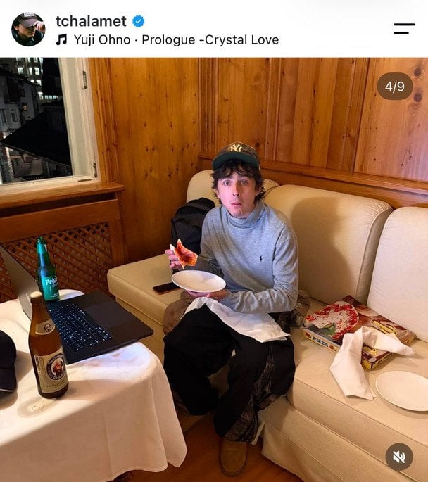 Тімоті Шаламе / Фото: instagram.com/tchalamet