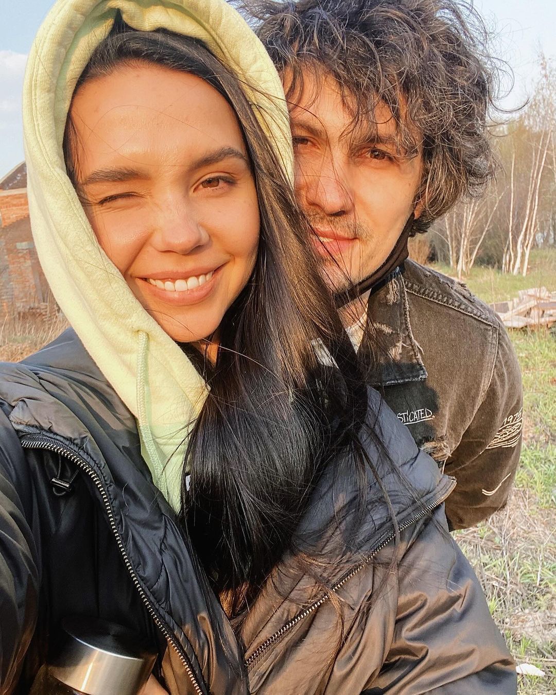 Евгений Кот с женой / © instagram.com/tatarintseva_official