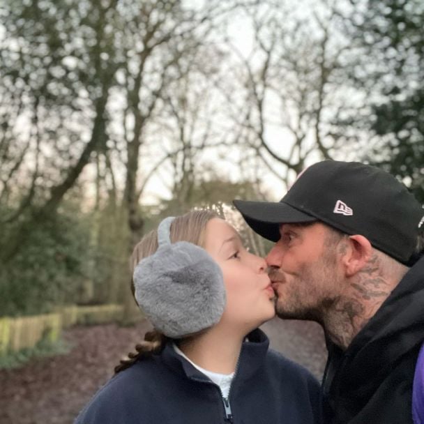 Дэвид Бекхэм с дочерью / © instagram/davidbeckham