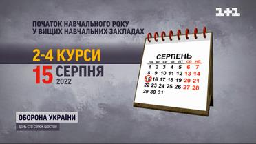 Студенти почнуть навчатися в серпні і вчитимуться по суботах