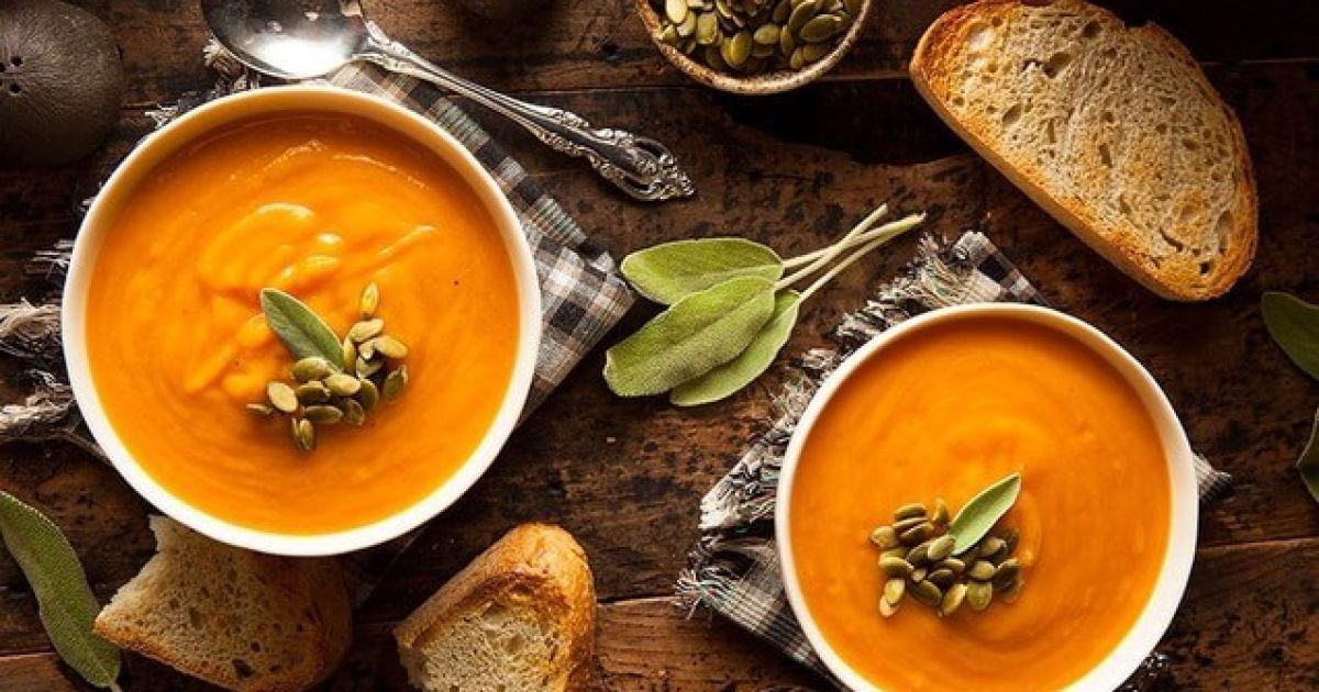 Суп-пюре з гарбуза