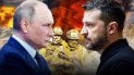 Володимир Путін і Володимир Зеленський.