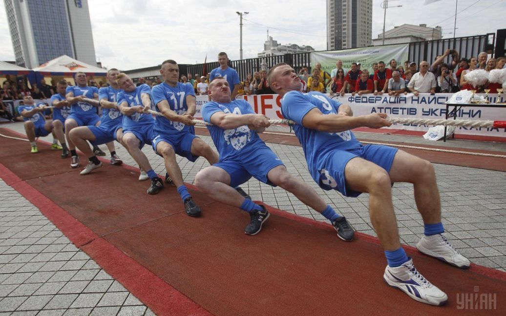 Празднование Дня физкультуры и спорта в Киеве. / © УНИАН