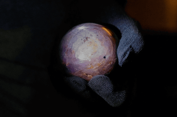 У Шрі-Ланці представили найбільший фіолетовий зірчастий сапфір.  / © AP