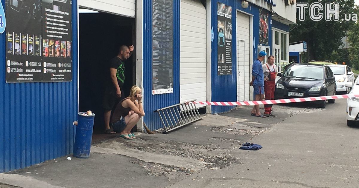 ДТП на Борщагівській_9 / © Фото Валерии Ковалинской/ТСН