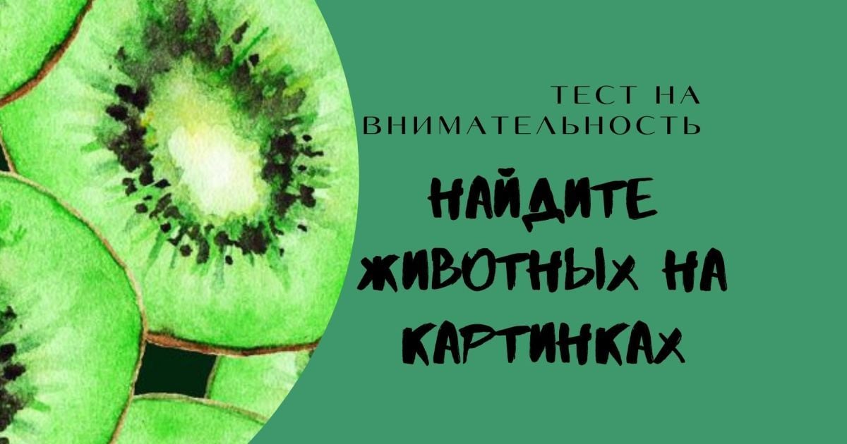 Знайдіть прихованих тварин на цих 7 зображеннях