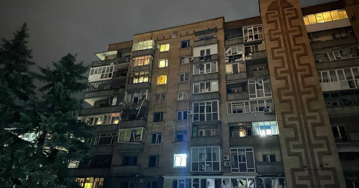 Последствия удара по Краматорску 20 февраля