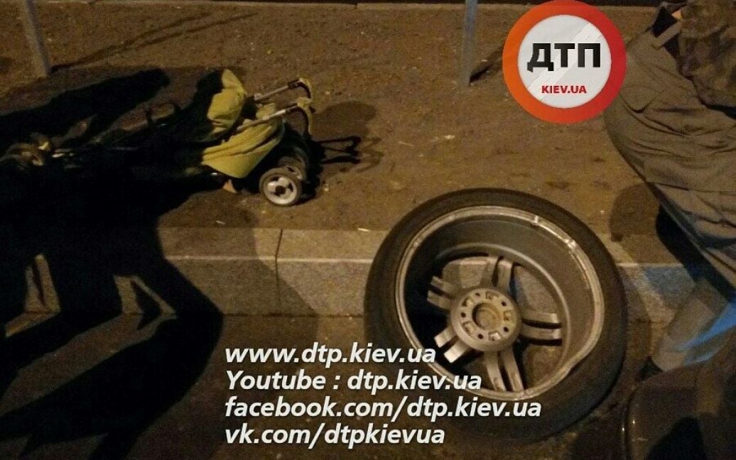 ДТП в Киеве с участием авто, в котором была Савченко / © dtp.kiev.ua