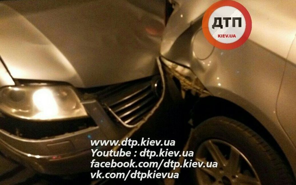 ДТП в Киеве с участием авто, в котором была Савченко / © dtp.kiev.ua