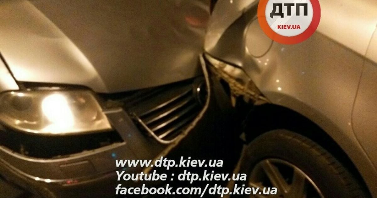 ДТП у Києві за участю авто, в якому була Савченко / © dtp.kiev.ua