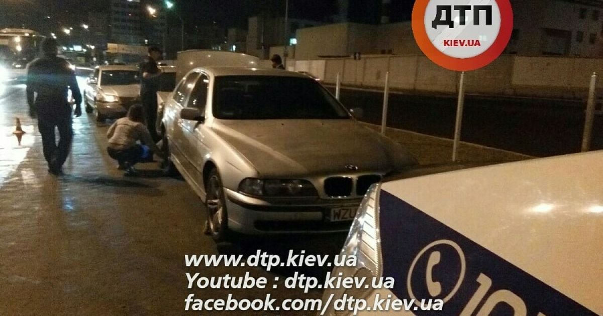 ДТП у Києві за участю авто, в якому була Савченко / © dtp.kiev.ua
