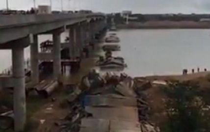 На юго-востоке Китая обрушился автомобильный мост