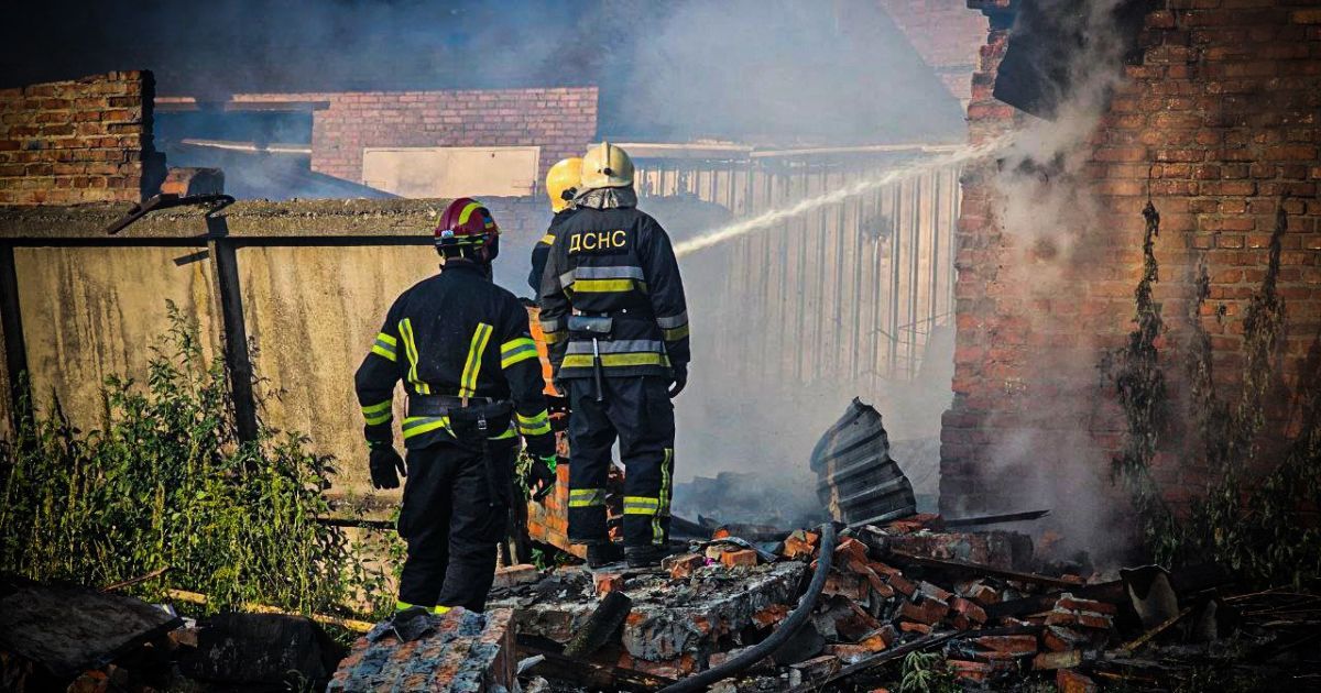 Пожар в Белой Церкви/Фото: ГСЧС Киевской области