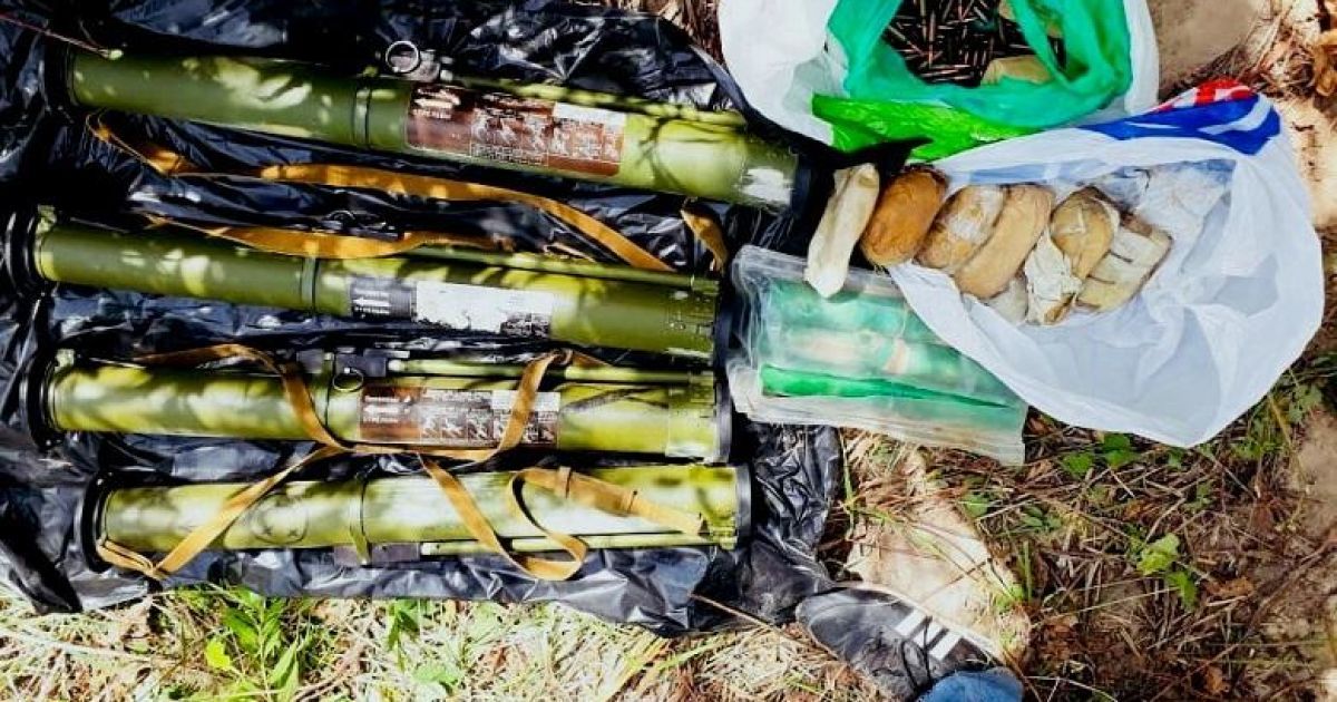 У столиці знайшли схованку з боєприпасами