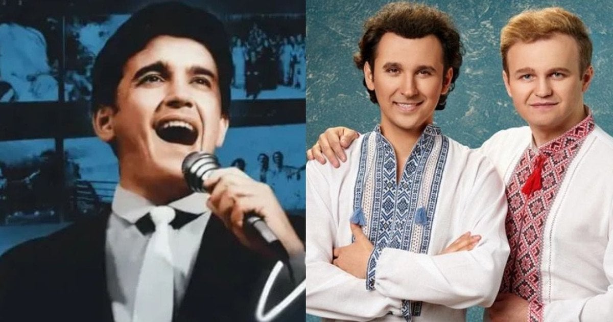 Назарій Яремчук та його сини від першого шлюбу