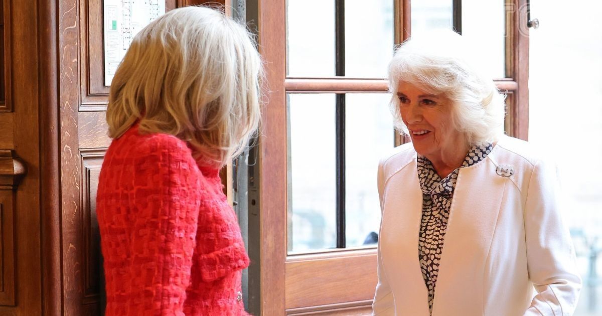 Королева Камилла и Брижит Макрон