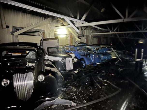 The aftermath of the attack on Kyiv region on the night of January 28 / Photo: Kyiv Regional Military Administration