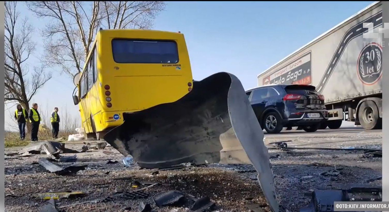 Масштабна аварія сталась на трасі Київ–Одеса