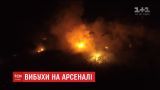 Пожар на Ичнянских складах полностью потушили