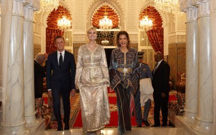 Ей идет: Иванка Трамп в роскошном марокканском кафтане на ужине в Рабате